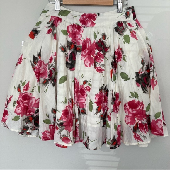 xxi Floral Cotton Skirt - Picture 7 of 15